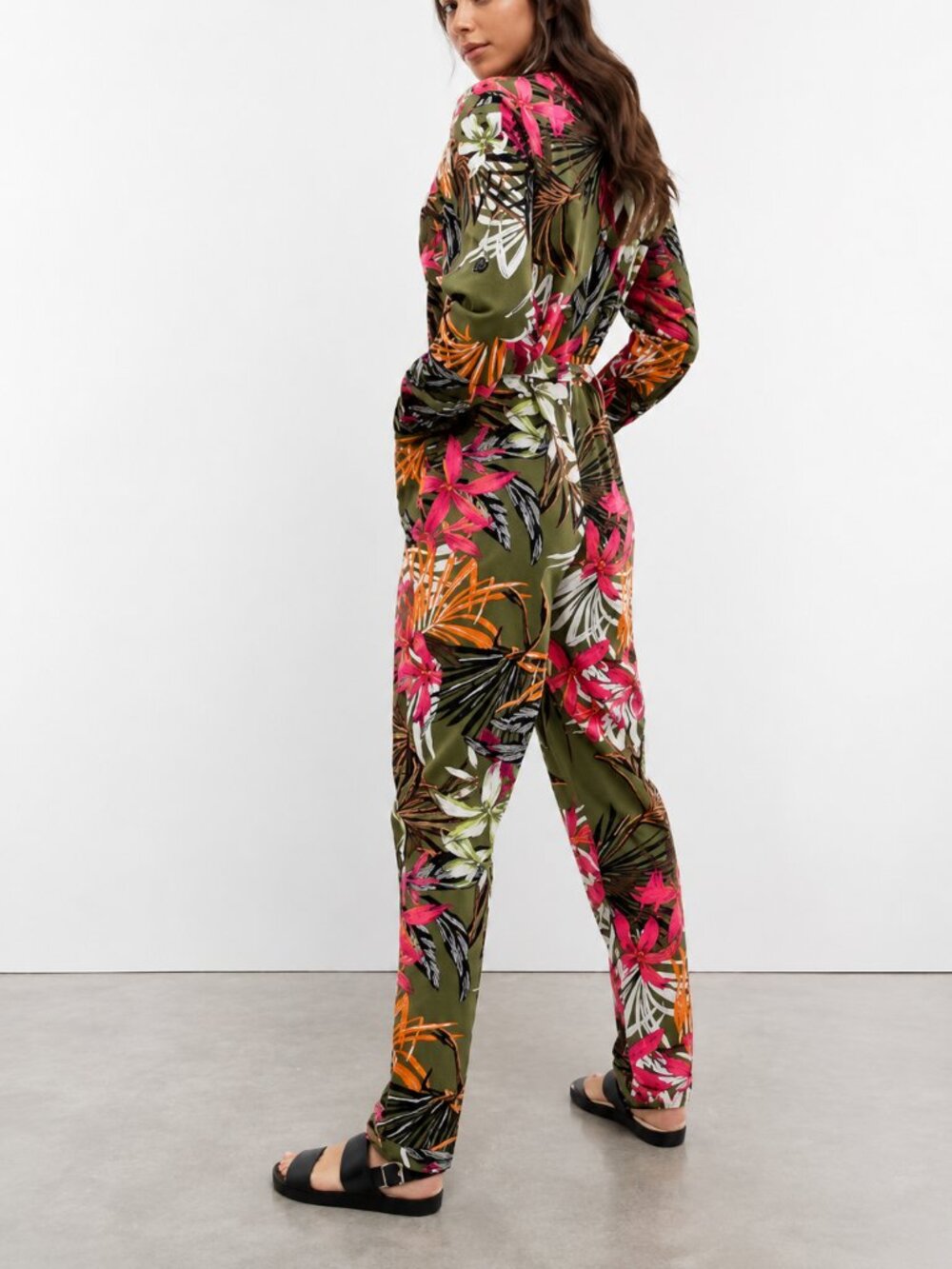 ASOS Design Tropical Print Boiler Suit Sz 4  M-14